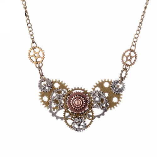 SteamPunk náhrdelník Srdce