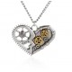 SteamPunk náhrdelník Srdce