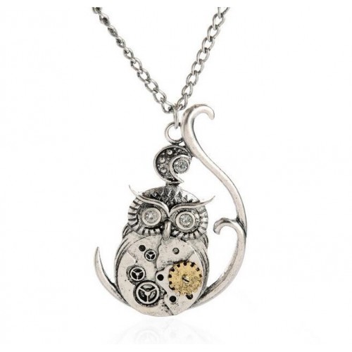 SteamPunk náhrdelník malé Srdce