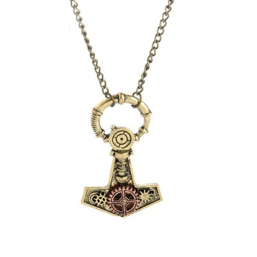 SteamPunk náhrdelník Motýl v3