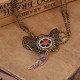 SteamPunk náhrdelník Motýl v3