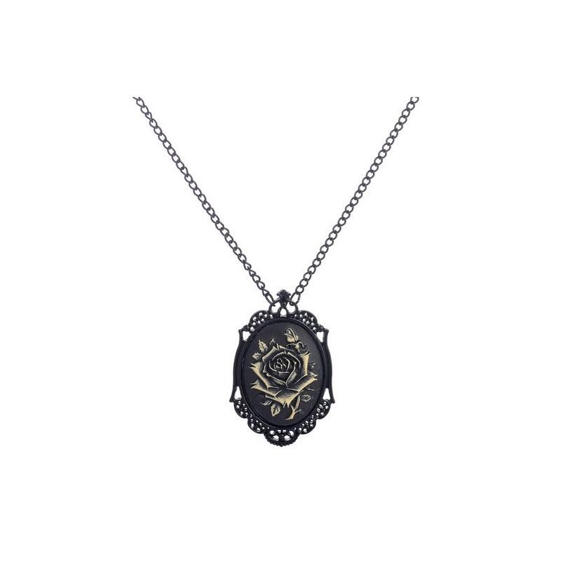 SteamPunk náhrdelník Černá vdova