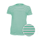 Pruhované tričko Bílo-Zelené dirk- pánské