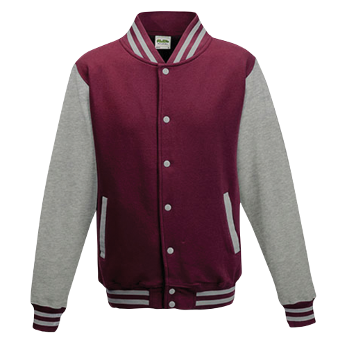 Basketball pánská bunda - Vínovo-šedá (Burgundy)