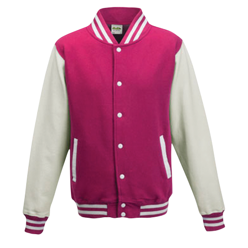 Basketball pánská bunda - Růžovo-bílá