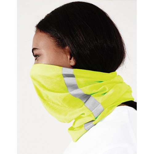 Multifunkční reflexní šátek žlutý