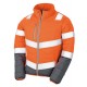 Dámská měkká polstrovaná bezpečnostní bunda - oranžová