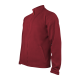 Pánská fleece J403 - Tmavě červená