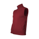 Fleecová unisex vesta - Tmavě červená