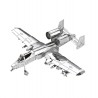 Letadlo Fairchild A-10 Thunderbolt II - 3D ocelová skládačka