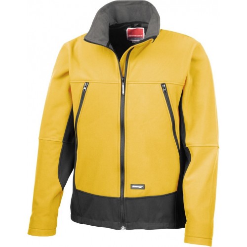 3 vrstvá softshellová bunda - Žlutá