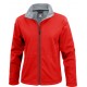 Dámská 3-vrstvá softshellová bunda - Červená