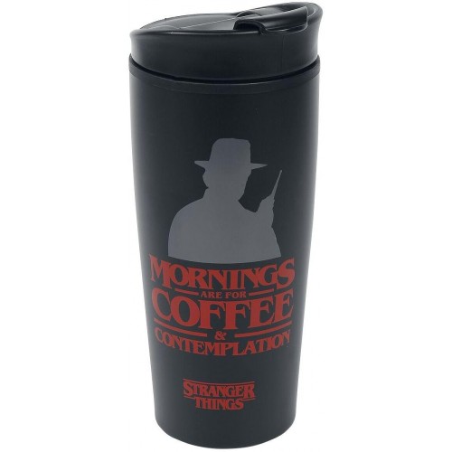 Cestovní hrnek Stranger Things - Coffee and Contemplation