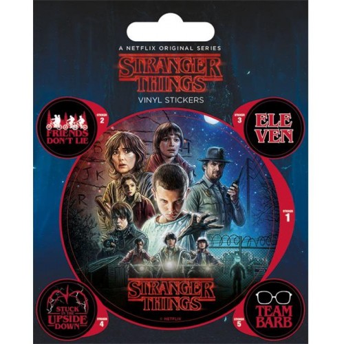 Vinylové samolepky Stranger Things - One Sheet