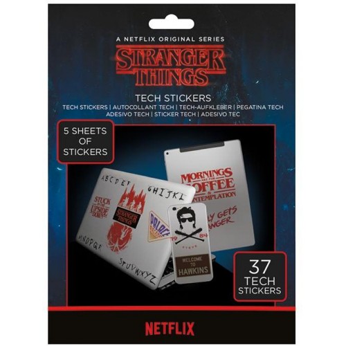 Sada vinylových samolepek Stranger Things (37 ks)