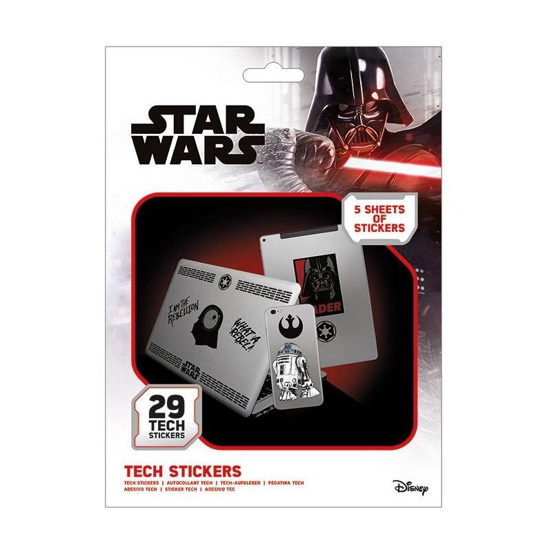 Sada vinylových samolepek Star Wars - Síla (29 ks)