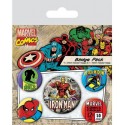 Sada placek Marvel Comics - Iron Man, 5 ks