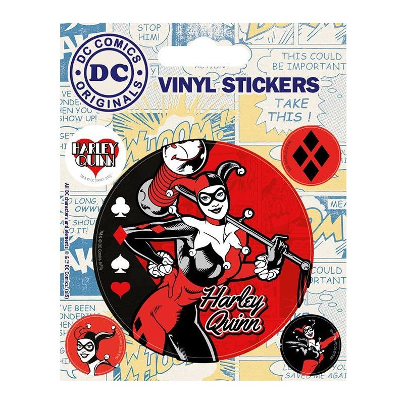 Vinylové samolepky Harley Quinn - Retro