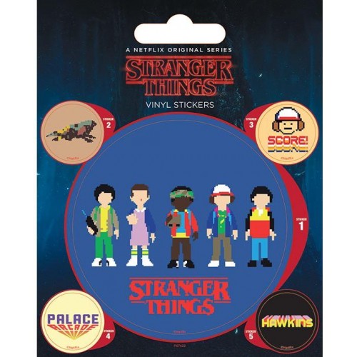 Vinylové samolepky Stranger Things - Arcade