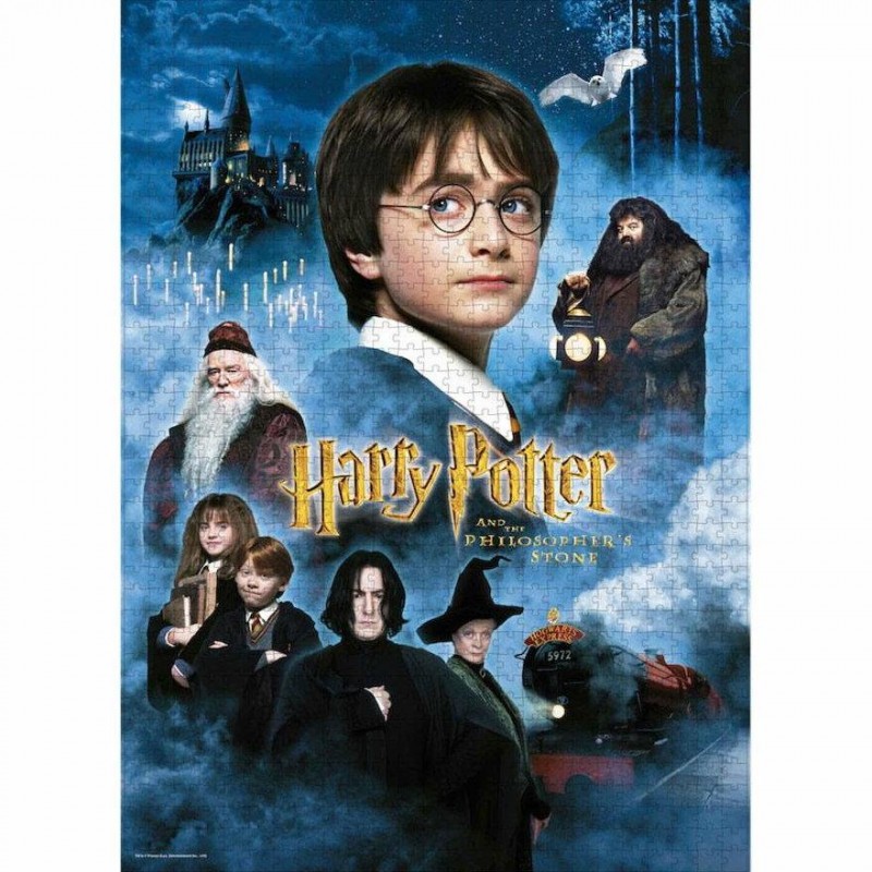 Puzzle - Plakát Harry Potter a Kámen mudrců, 1000 dílků