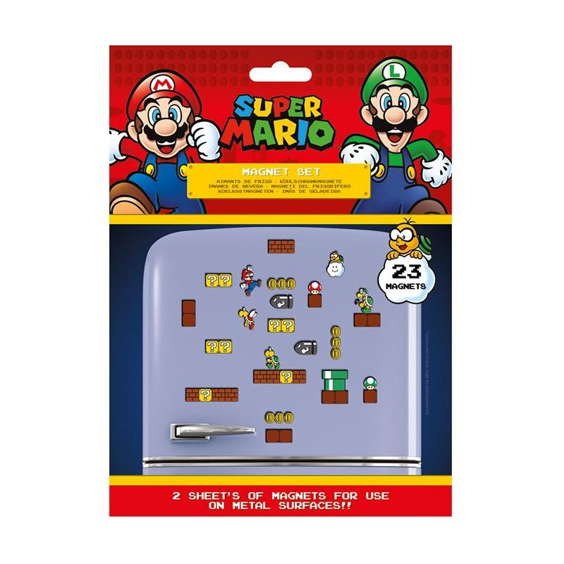 Sada magnetek Super Mario (23 ks)