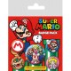 Sada placek Super Mario - Mario, 5 ks