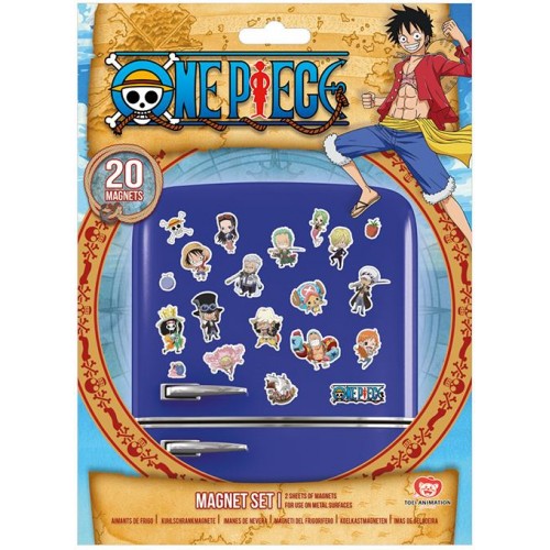 Sada magnetek One Piece - Chibi (20 ks)