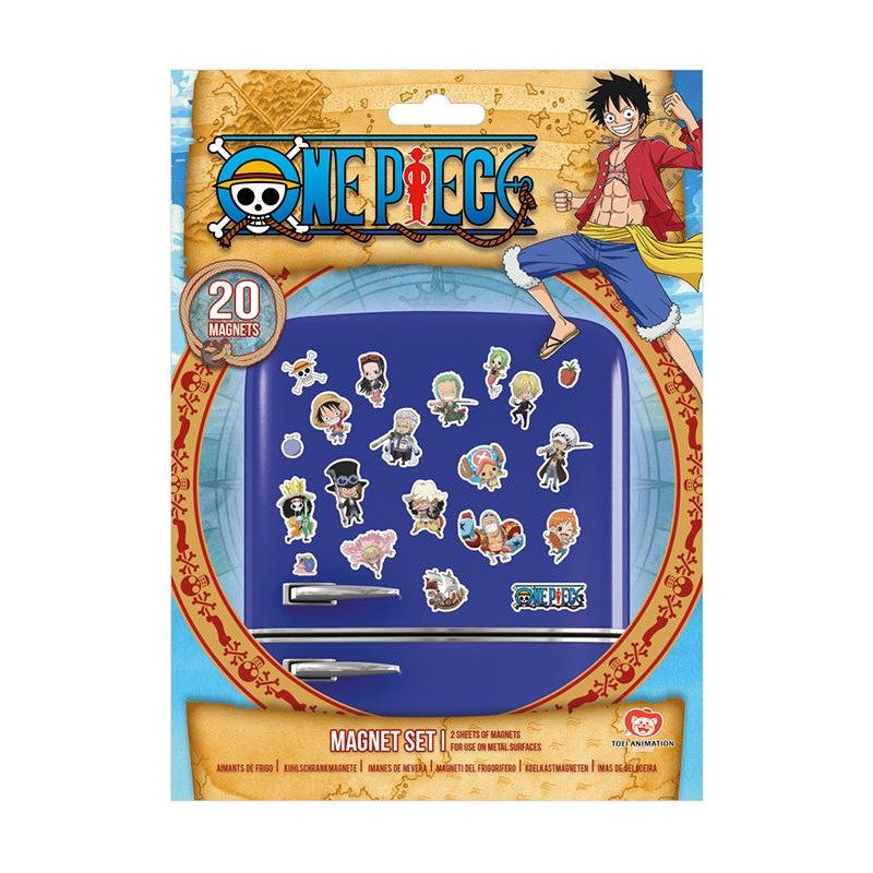 Sada magnetek One Piece - Chibi (20 ks)