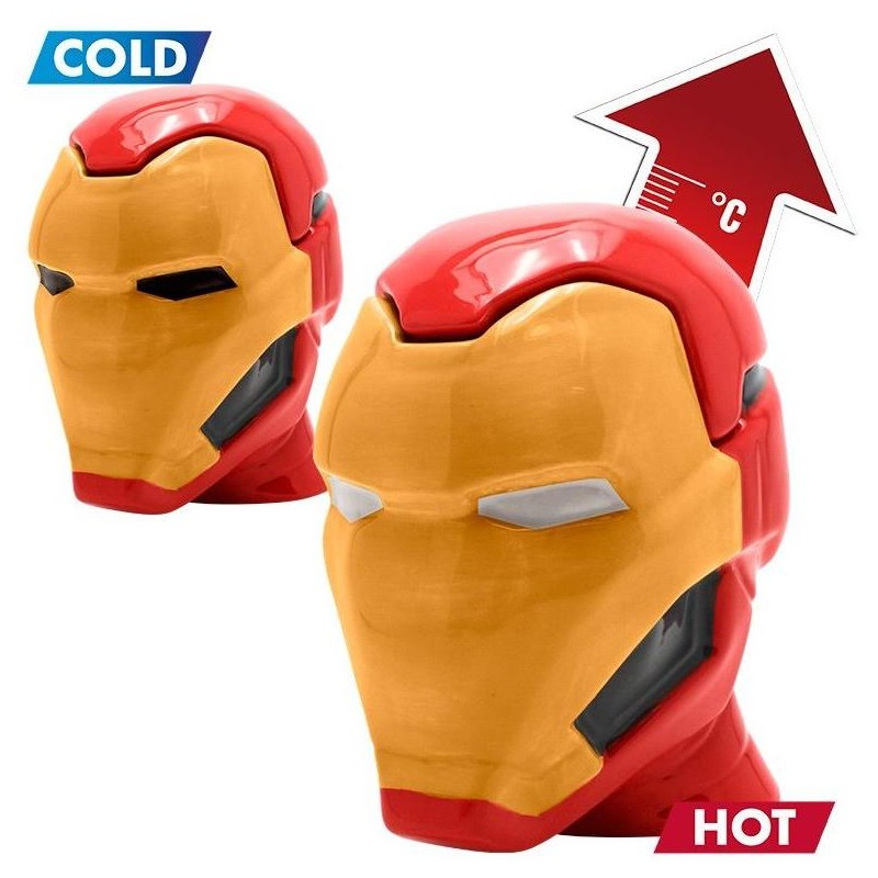 Hrnek Marvel 3D - Iron Man, měnící se