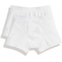 2x pánské boxerky Classic Shorty - bílé