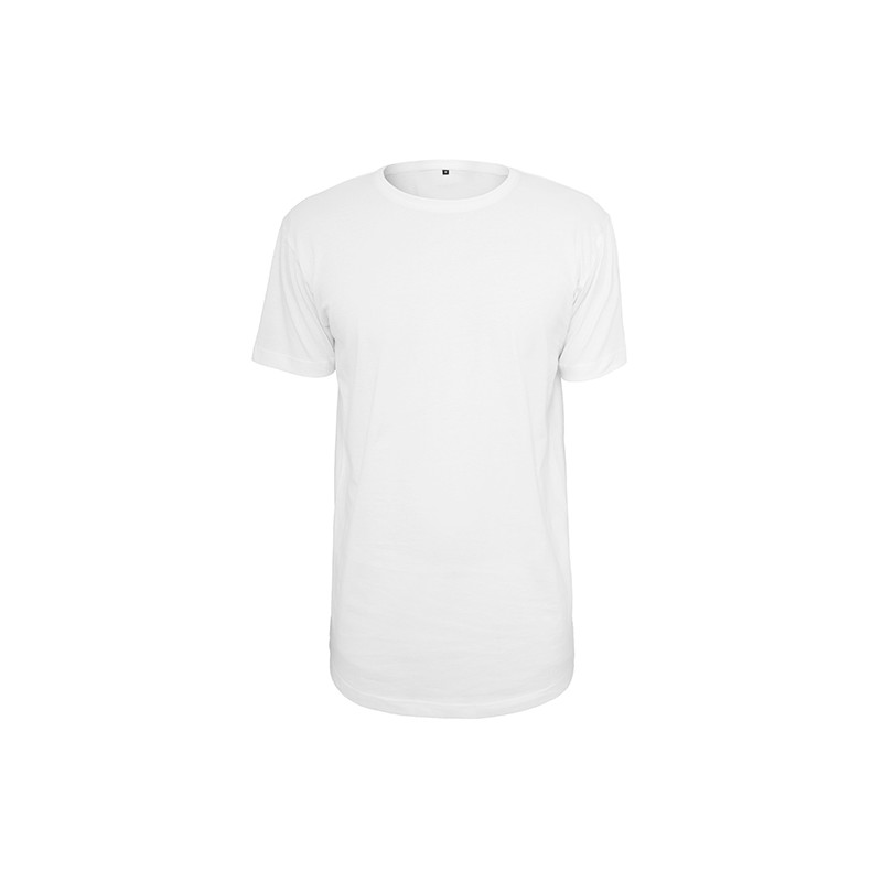 Prodloužené tričko BY28 - bílé