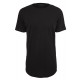 Prodloužené tričko BY28 - černé