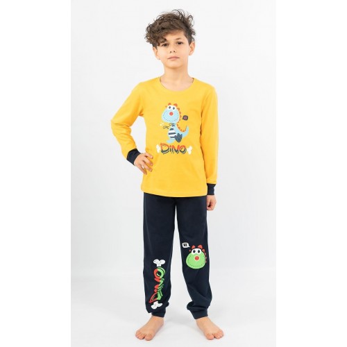 Dětské pyžamo dlouhé Dino