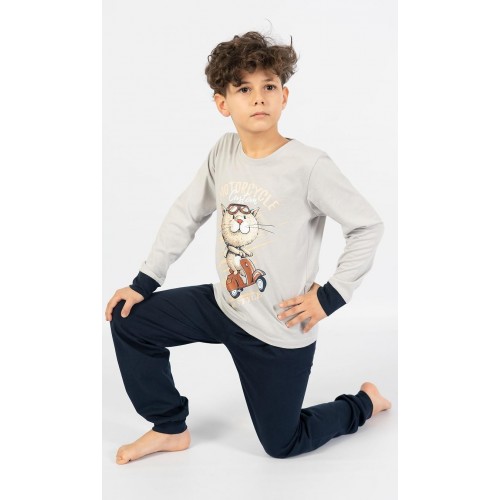 Dětské pyžamo dlouhé Motocycle