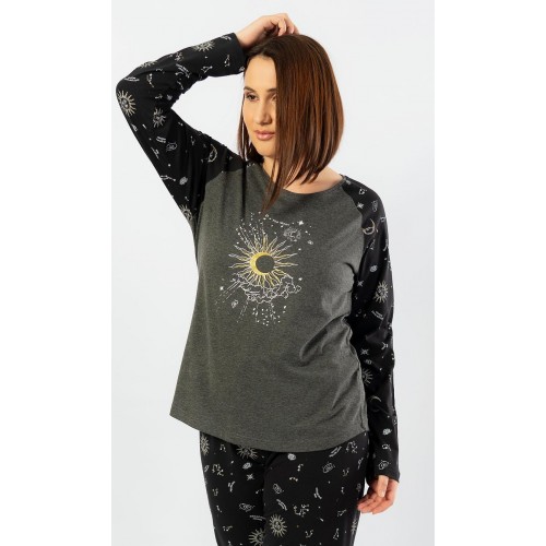 Dámské pyžamo dlouhé The moon