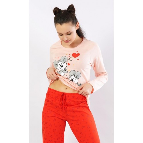 Dámská pyžamo dlouhé Koaly