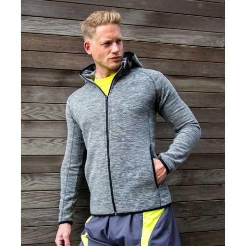 Pánská mikrofleecová mikina s kapucí S245M