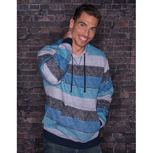 Printed Striped Marl Pullover