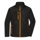 Men´s Hybrid Jacket - oranžový zip