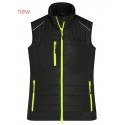 Ladies´ Hybrid Vest - žlutý zip