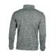 Pletená fleece mikina pánská - Tmavě šedá
