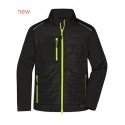 Men´s Hybrid Jacket - žlutý zip