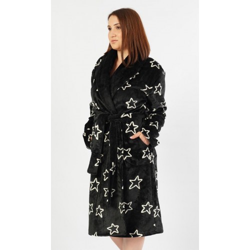 Dámský župan dlouhý Stars