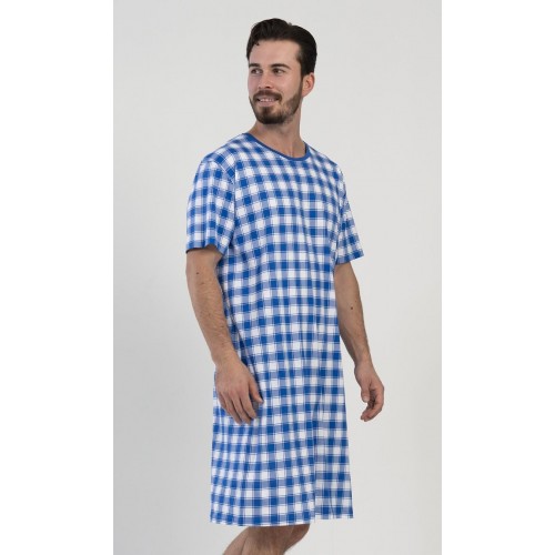 Pánská noční košile s krátkým rukávem Karel