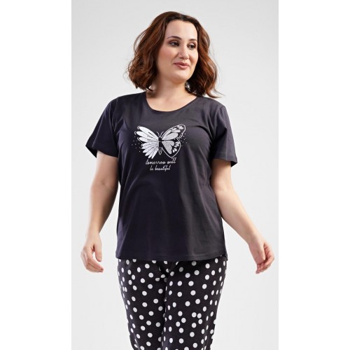 Dámské pyžamo kapri Motýl