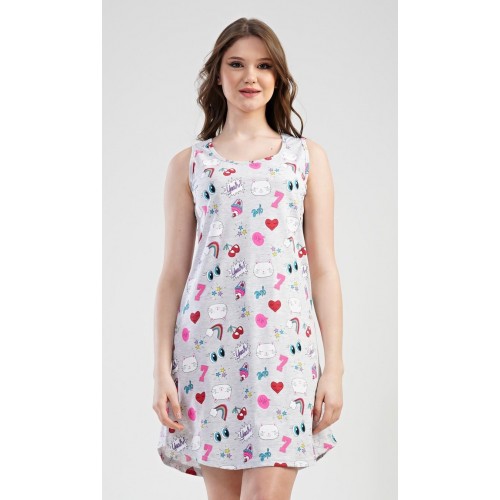 Dámská noční košile na ramínka Kitty