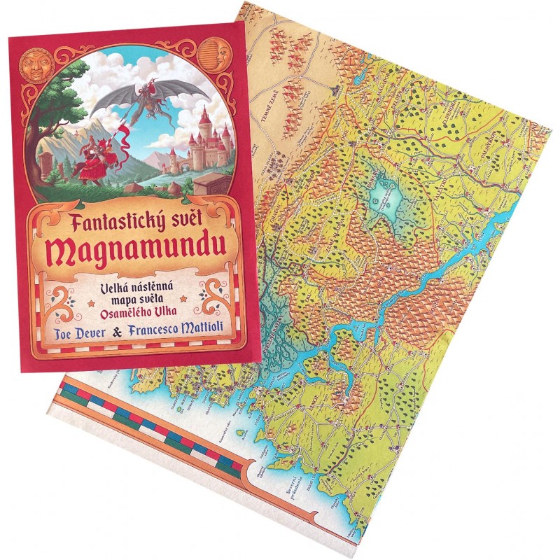 Mapa Magnamundu - skládaná