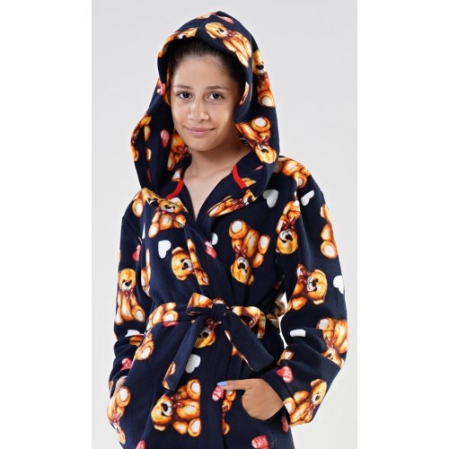 Dětský župan s kapucí Medvídek