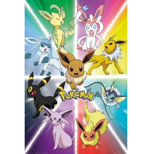 Plakát Pokémon - Eevee Evolution