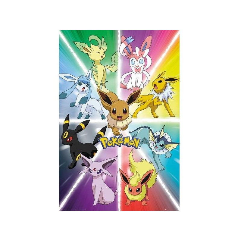 Plakát Pokémon - Eevee Evolution